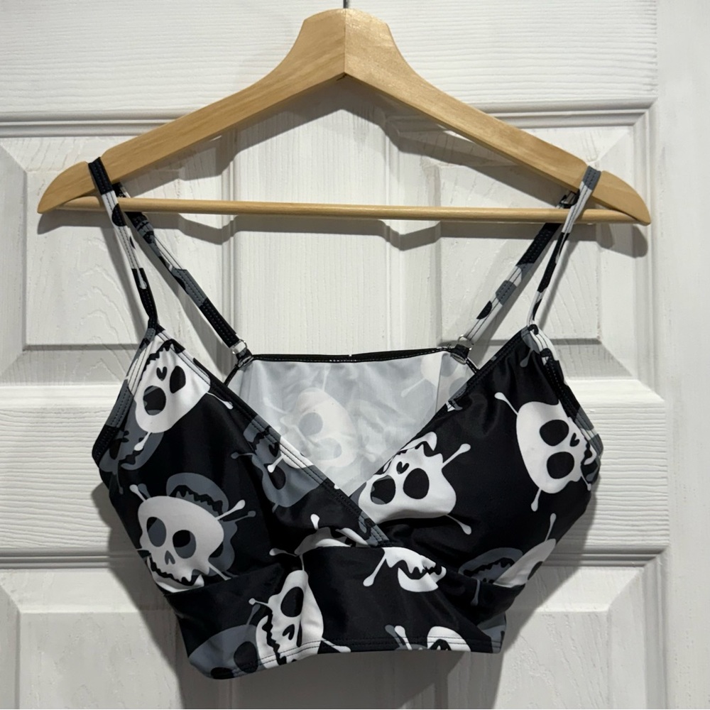 Skull Bathing Suit Top